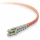 Belkin Fiber Optic Cable, 10GB/100GB Aqua Multimode LC/LC Duplex, 50/125 OM4