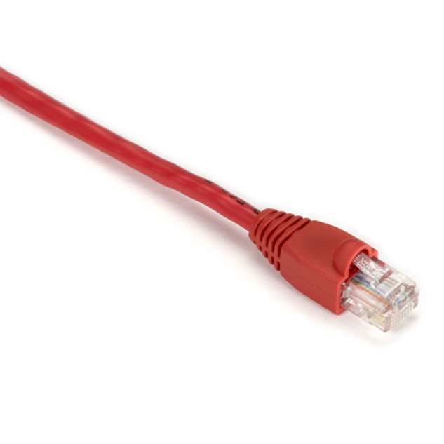 Black Box Gigabase Cat. 5E UTP Patch Cable - RJ-45 Male - RJ-45 Male - 7ft - Red