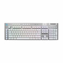 Logitech G915 X LIGHTSPEED Low-Profile Wireless Gaming Keyboard, Double-Shot PBT Keycaps, Fully Programmable Keys, RGB Backlighting, Sleek Aluminum Finishing, GL Brown Tactile Switches - PC/Mac (White)