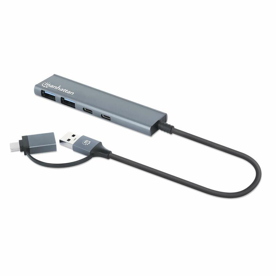 Manhattan 4-Port USB 3.0 Type-C / Type-A Combo Hub 2x2