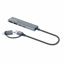 Manhattan 4-Port USB 3.0 Type-C / Type-A Combo Hub 2x2