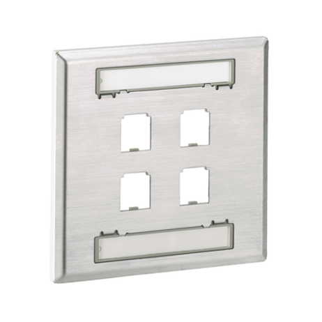 PanNet Mini-Com CFPL4S-2GY Faceplate