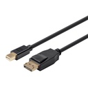 Monoprice Select Series Mini DisplayPort 1.2 to DisplayPort 4K Capable Cable, 15ft