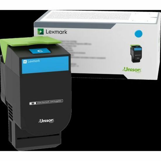 Lexmark High Yield Laser Toner Cartridge - Cyan - 1 Pack