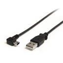 StarTech 3 ft Mini USB Cable - A to Right Angle Mini B