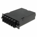 AddOn 4-Bay Cassette 6x 24-Fiber MPO In, 12x 12-Fiber MPO Out, Multi-mode Duplex OM4 - MPO type A