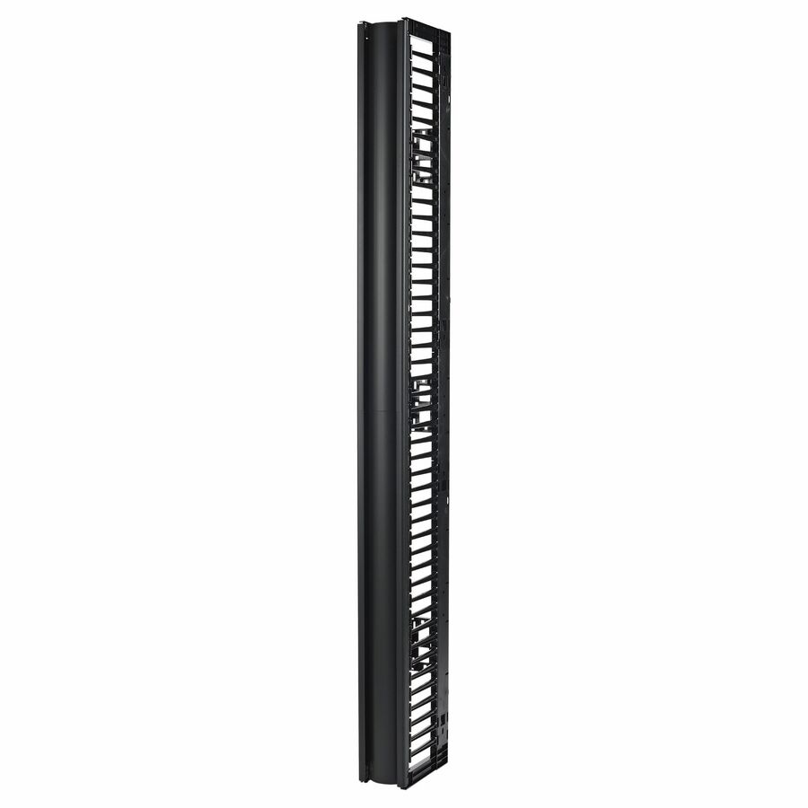 Valueline, Vertical Cable Manager for 2 & 4 Post Racks, 84"H X 6"W, Single-Sided with Door