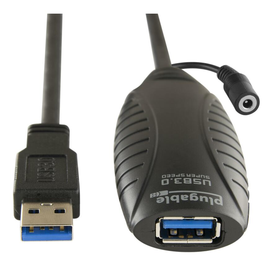 Plugable 10 Meter (32 Foot) USB 3.0 Active Extension Cable