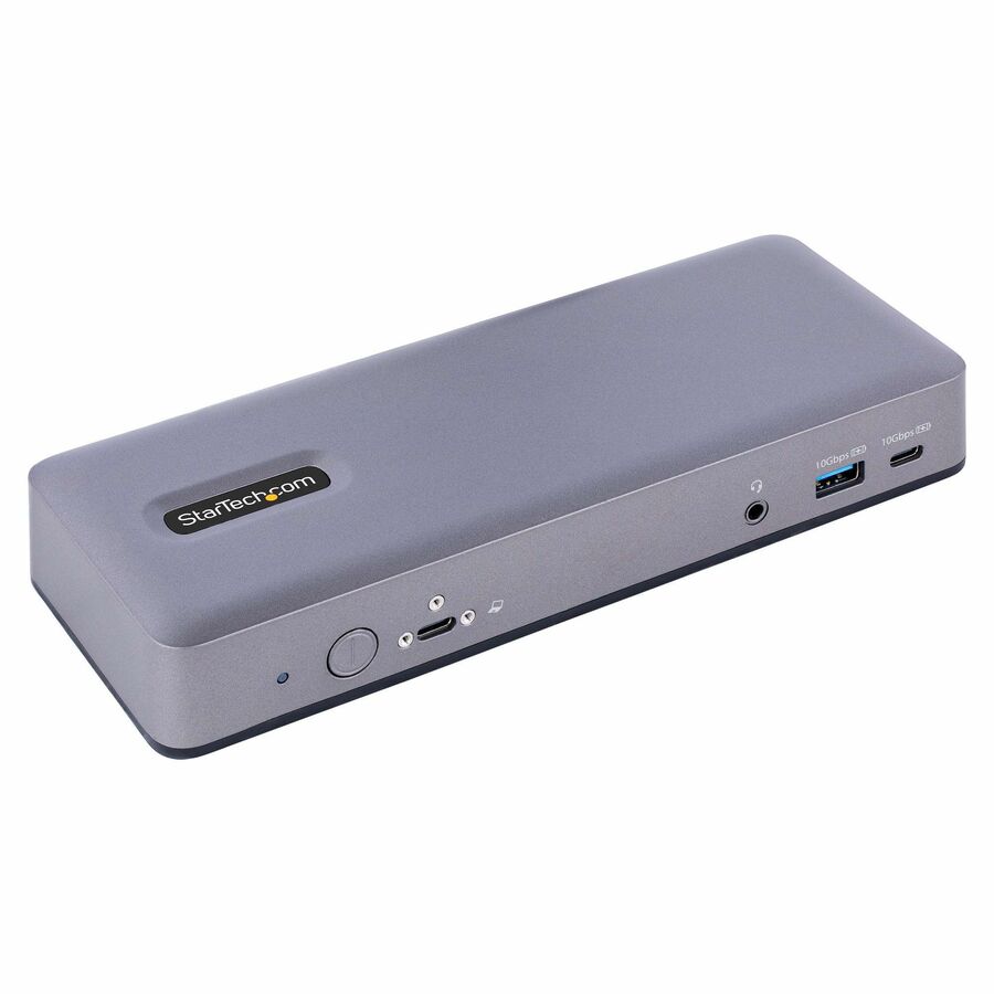 StarTech USB-C Docking Station, HDMI/DP/DP Alt Mode USB-C Dock, Triple/Dual 4K, 7x USB Hub, 60W PD, GbE, WWCB Certified, TAA