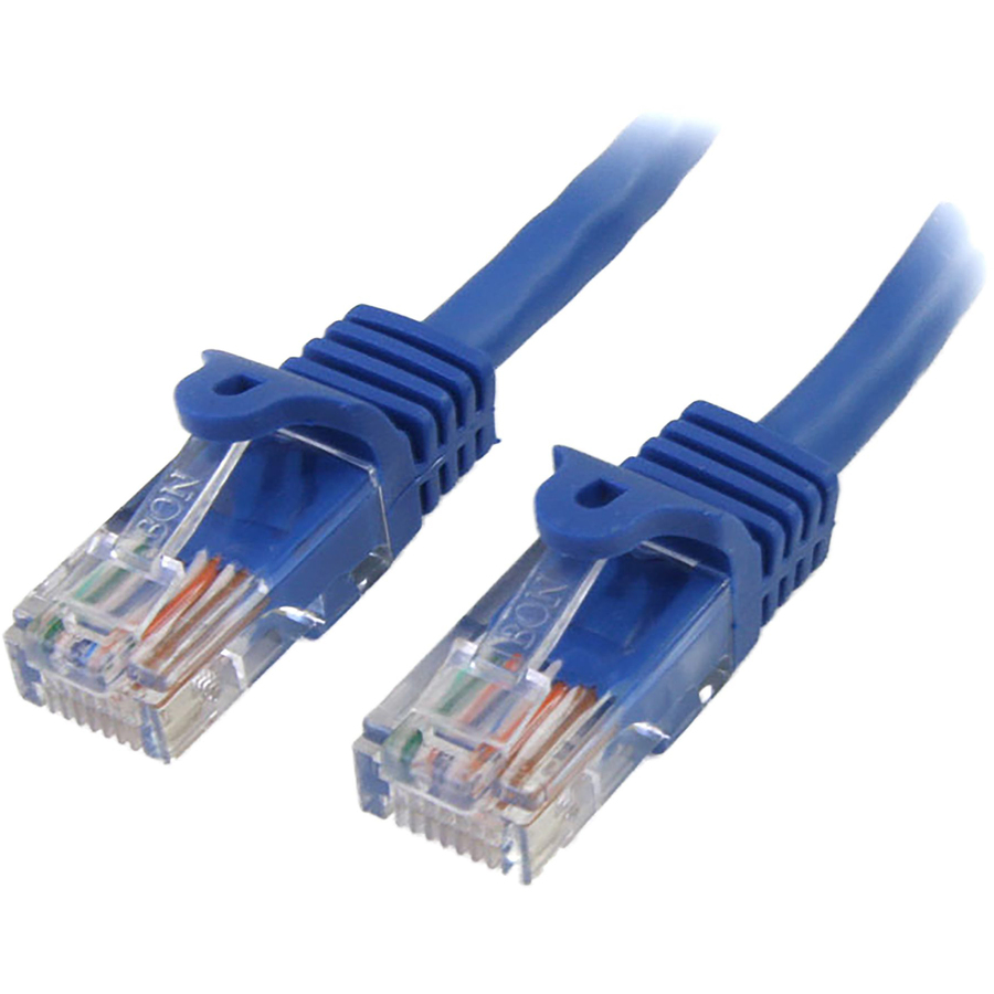 StarTech 75 ft Cat5e Blue Snagless RJ45 UTP Cat 5e Patch Cable - 75ft Patch Cord