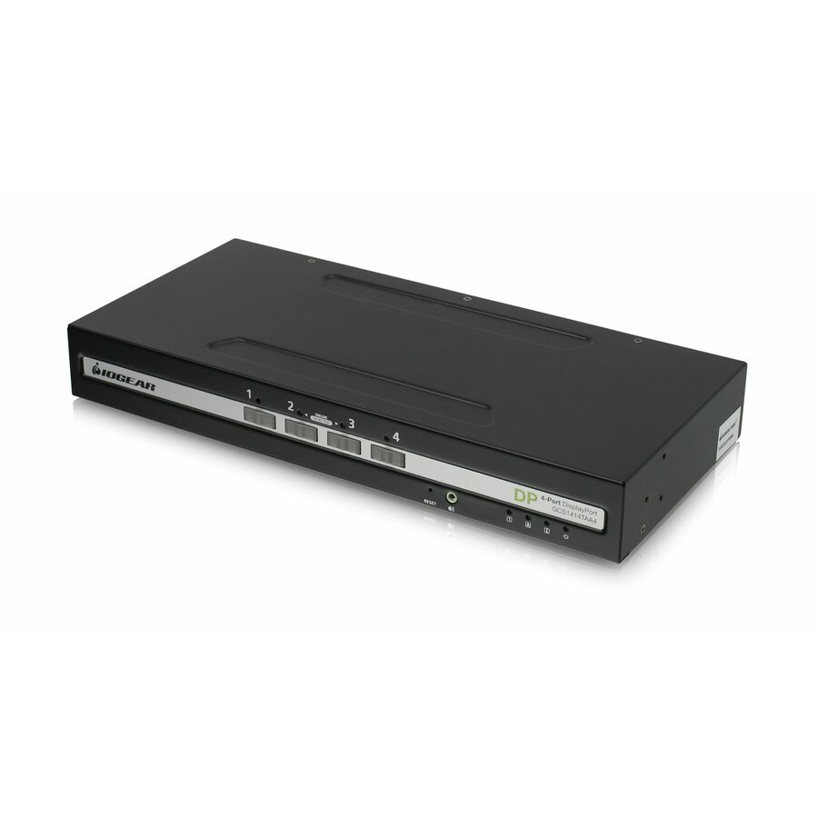 IOGEAR 4-Port Single View DisplayPort KVM Switch w/Audio