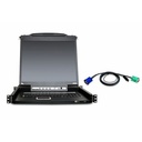 Aten CL5708MUKIT 17" Rackmount LCD with KVM Switch-TAA Compliant