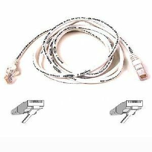 Belkin Cat. 5E UTP Patch Cable - RJ-45 Male - RJ-45 Male - 15ft - White