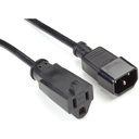 Black Box Power Cord - NEMA 5-15R to IEC-60320-C14, 1-ft. (0.3-m)