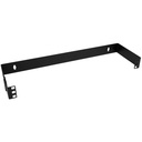 StarTech 1U Hinged Wall Mount Patch Panel Bracket - 6 inch Deep - 19" Patch Panel Swing Rack for Shallow Network Equipment- 17lbs