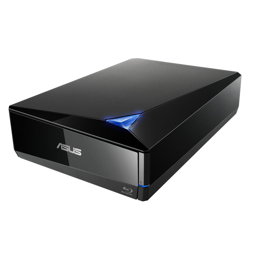 Asus Turbo Drive BW-16D1X-U Blu-ray Writer - External - Black