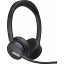 Yealink WH64 Headset - Microsoft Teams Certification - Stereo - Wireless - Bluetooth/DECT - 492.1 ft - 20 Hz to 20 kHz - Over-the-head, On-ear - Binaural - Supra-aural - Noise Cancelling, MEMS Technology Microphone - Noise Canceling - Black