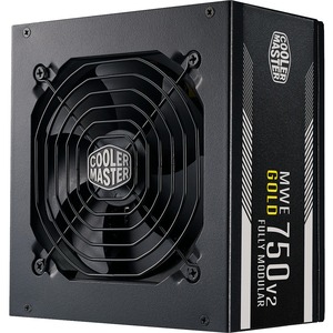 Cooler Master Full Modular 80 Plus Gold ATX Power Supply Unit - Internal - 120 V AC, 230 V AC Input - 3.3 V DC, 5 V DC, 12 V DC Output - 750 W - 1 Fan(s) - 90% Efficiency