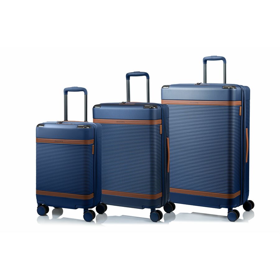 CHAMPS Vintage III Collection - 3-piece Hardside Luggage set - Navy