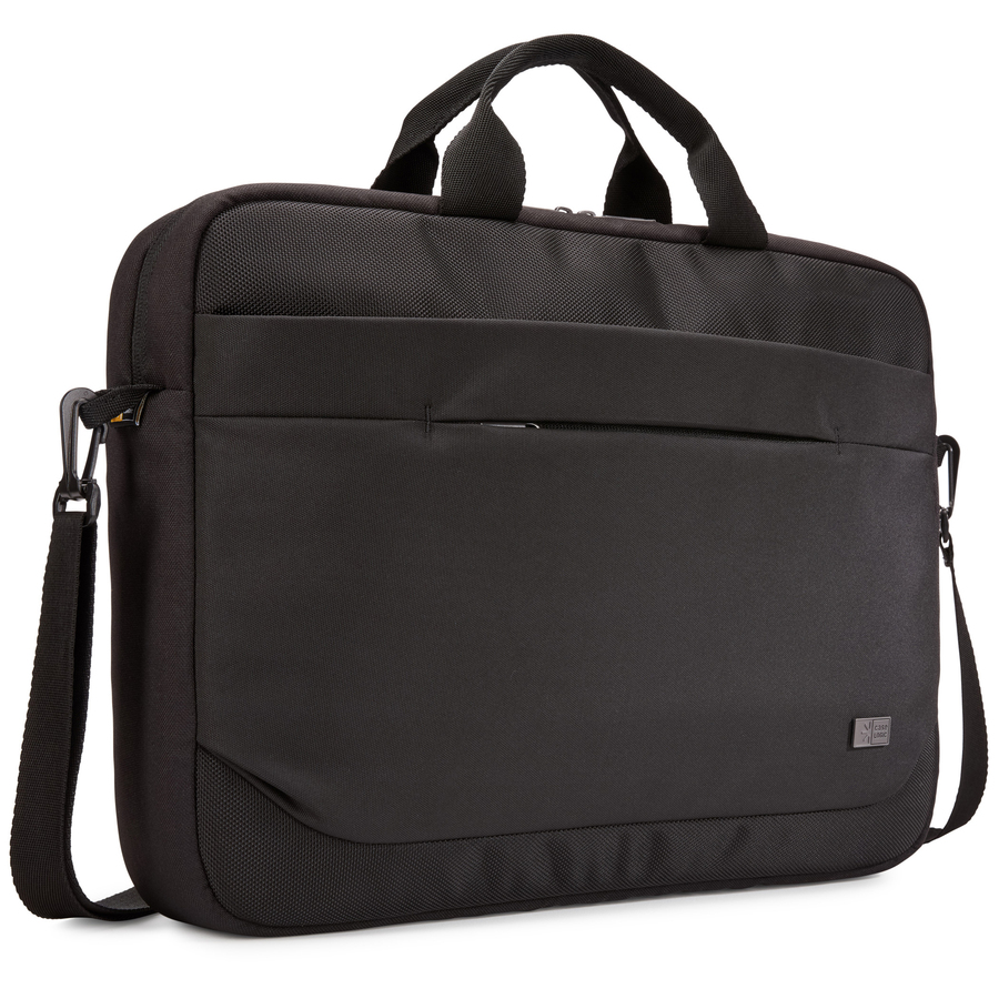 Case Logic Advantage ADVA-116 Carrying Case (Attaché) for 10.1" to 15.6" Notebook, Tablet PC, Pen, Electronic Device, Cord - Black