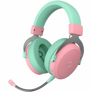 Cooler Master CH351 Gaming Headset - Stereo - Mini-phone (3.5mm) - Wired/Wireless - Bluetooth - 65.6 ft - 32 Ohm - 20 Hz to 20 kHz - On-ear, Over-the-head - Binaural - Ear-cup - 5.91 ft Cable - Uni-directional Microphone - Macaron