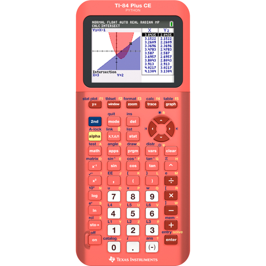 Texas Instruments TI-84 Plus CE Python Graphing Calculator