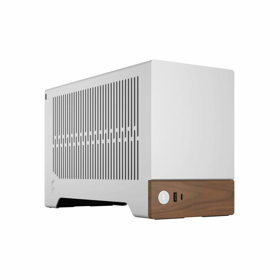Fractal Design Terra Gaming Computer Case - Small - Silver - Anodized Aluminum - 1 - Mini ITX Motherboard Supported - 3x Slot(s) - 2 x USB(s)