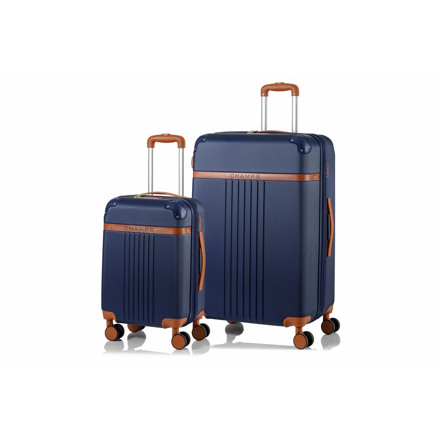 CHAMPS Vintage Collection - 2-piece Hardside Luggage set - Navy