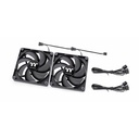 Thermaltake CT140 PC Cooling Fan (2-Fan Pack) - 2 Pack
