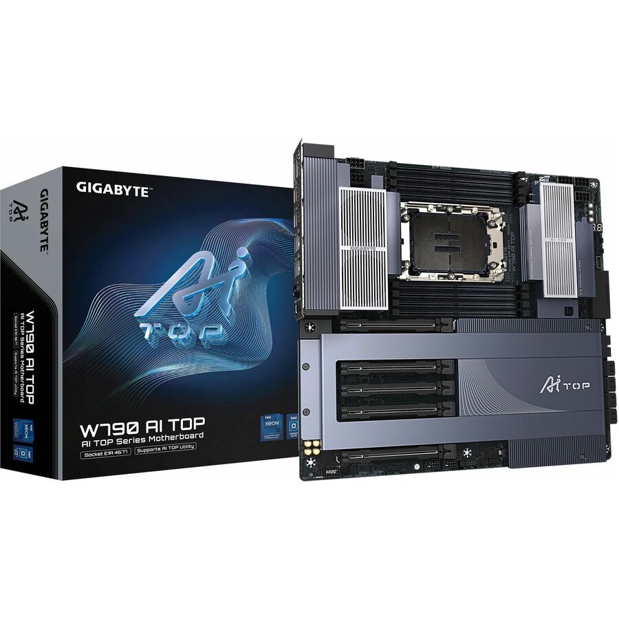 GIGABYTE Ultra Durable W790 AI TOP Workstation Motherboard - Intel W790 Chipset - Socket LGA-4677 - Extended ATX