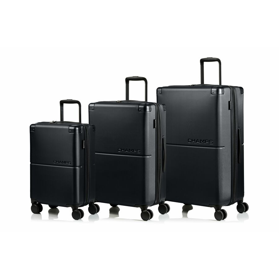 Earth Collection - 3-piece Hardside Luggage set - Black