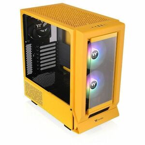 Thermaltake Ceres 350 MX Mid Tower Chassis - Mid-tower - Bumblebee - Tempered Glass, Mesh, SPCC - 3 � 140mm Fan(s) Installed - Mini ITX, Micro ATX, ATX, EATX Motherboard Supported - 5 x Fan(s) Supported - 1 x Internal 3.5" Bay - 2 x Internal 2.5" Bay - 7x Slot(s) - 3 x USB(s) - 2 x USB 3.0, 1 x USB 3.2 (Gen 2) Type C - Fan Cooler