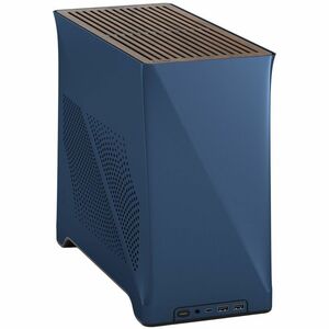 Fractal Design Era 2 Gaming Computer Case - Midnight Blue - Aluminium, Anodized Aluminum - 2 x 120mm Fan(s) Installed - ITX Motherboard Supported - 2 x Fan(s) Supported - 0 x Internal 5.25" Bay - 4 x Internal 2.5" Bay - 0 x Internal 2.5"/3.5" Bay(s) - 3x Slot(s) - 3 x USB(s) - 1 x USB 3.2 Gen 2x2 Type C, 2 x USB 3.0 - 1 x Audio In - 1 x Audio Out - Fan Cooler