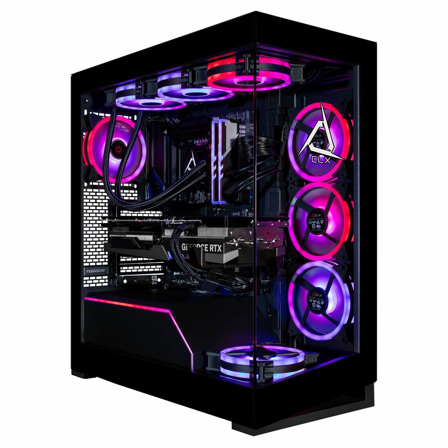 CLX Horus Gaming Desktop Computer - Intel Core i9 14th Gen i9-14900KF - 32 GB - 2 TB SSD - Mid-tower - Black
