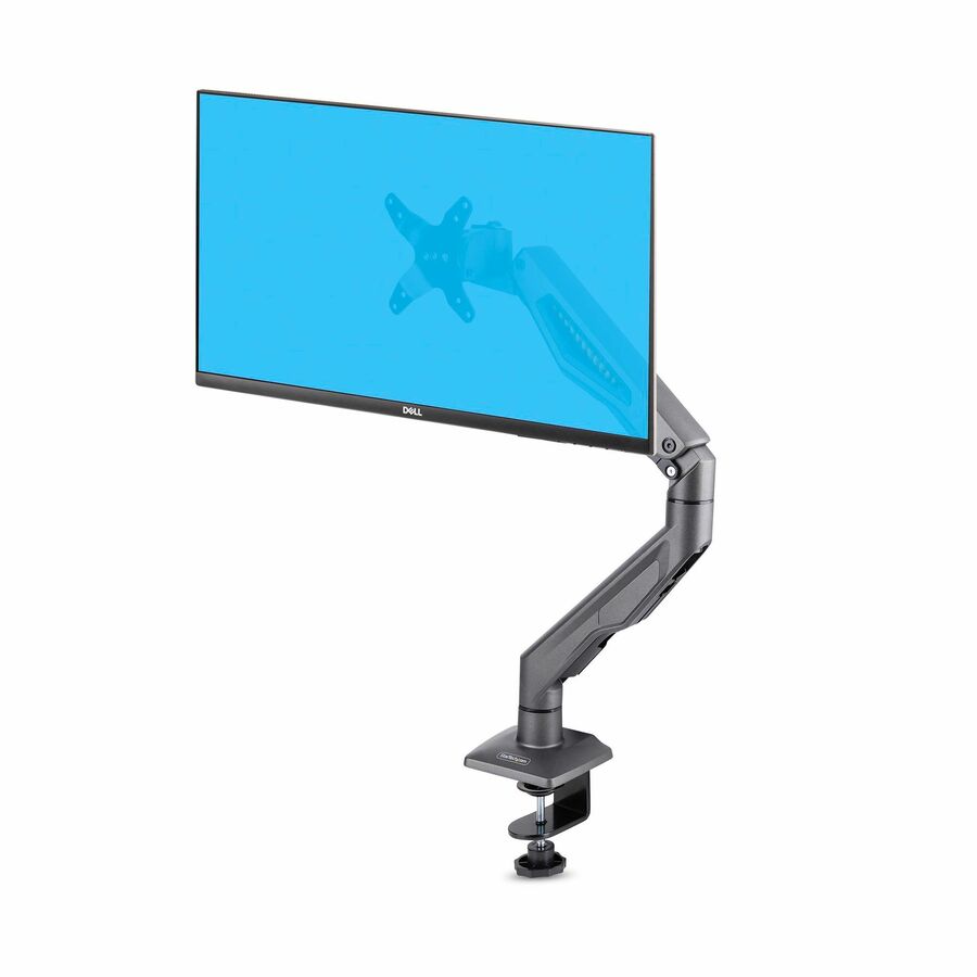 StarTech Desk Mount Monitor Arm, Up To 32" Display, Max 22lb/10kg, VESA, C-Clamp, Fully Articulating, Mechanical Spring, TAA-Compliant