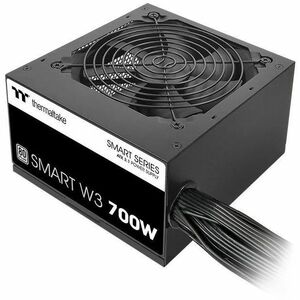 Thermaltake Smart W3 SP3-700AH2NLW 700W Power Supply - Black - Internal - 120 V AC, 230 V AC Input - 3.3 V DC, 5 V DC, 12 V DC, -12 V DC, 5 V SB Output - 700 W - Active PFC - 1 +12V Rails - PCI Express Connector - 1 Fan(s) - 80% Efficiency