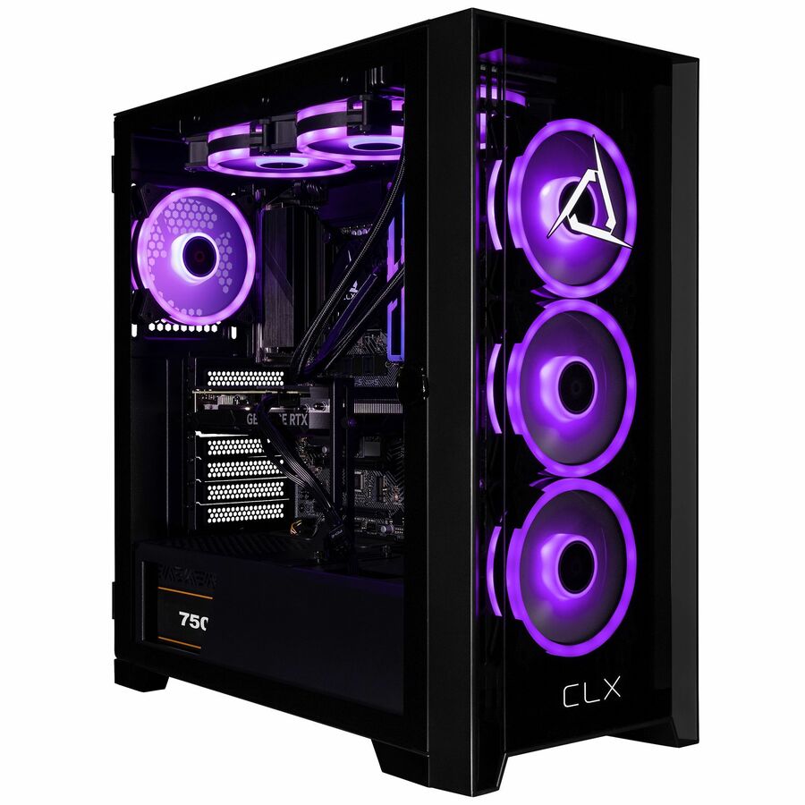 CLX SET Gaming Desktop Computer - Intel Core i7 14th Gen i7-14700KF - 32 GB - 2 TB SSD - Mid-tower - Black