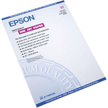 Epson Coated Paper - 90 Brightness - 90% Opacity - A2 - 16 1/2" x 23 2/5" - 102 g/m² Grammage - Matte - White - 30 Sheet