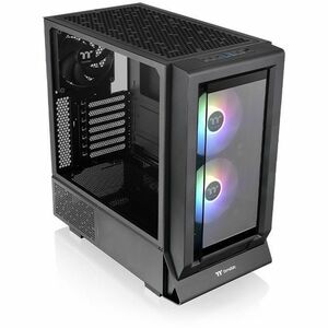 Thermaltake Ceres 350 MX Mid Tower Chassis - Mid-tower - Black - Tempered Glass, Mesh, SPCC - 3 � 140mm Fan(s) Installed - Mini ITX, Micro ATX, ATX, EATX Motherboard Supported - 5 x Fan(s) Supported - 1 x Internal 3.5" Bay - 2 x Internal 2.5" Bay - 7x Slot(s) - 3 x USB(s) - 2 x USB 3.0, 1 x USB 3.2 (Gen 2) Type C - Fan Cooler