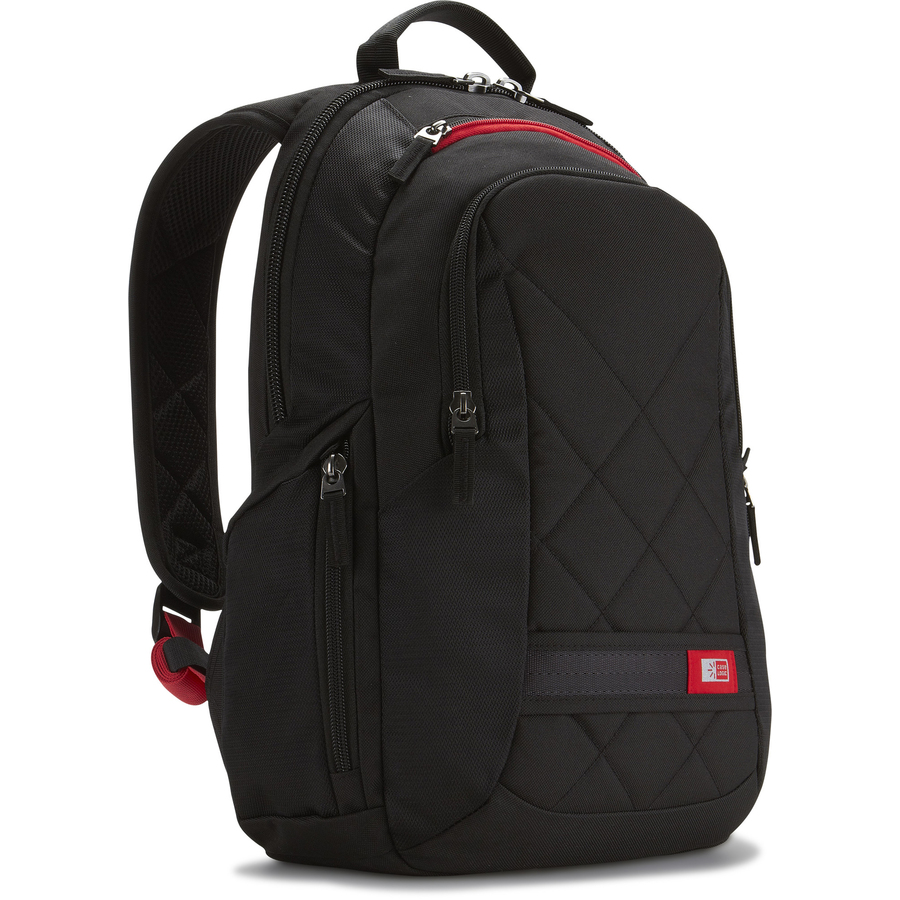 Case Logic DLBP-114 Carrying Case (Backpack) for 13" to 15" Apple Cell Phone, iPod, Accessories, Notebook, MacBook - Black