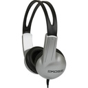 Koss UR10 On Ear Headphones - Stereo - Mini-phone (3.5mm) - Wired - 32 Ohm - 60 Hz to 20 kHz - On-ear - Binaural - Circumaural - 4 ft Cable - Silver, Black