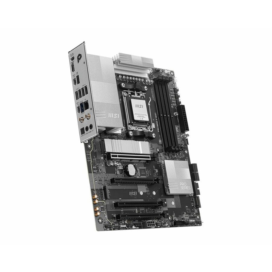 MSI Pro B850-P WIFI Gaming Desktop Motherboard - AMD B850 Chipset - Socket AM5 - ATX