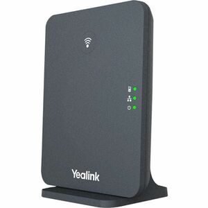 Yealink W70B Phone Base Station - IP DECT - 984.25 ft Range - 10 x Handset Supported - 20 Simultaneous Calls - Classic Gray