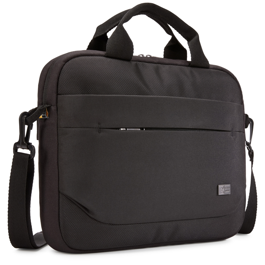 Case Logic Advantage ADVA-111 Carrying Case (Attaché) for 10.1" to 11.6" Notebook, Tablet PC, Pen, Electronic Device, Cord - Black