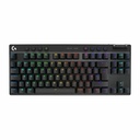 Logitech G PRO X TKL Gaming Keyboard - Wireless Connectivity - Bluetooth - 32.81 ft - 2.40 GHz - USB 2.0 Interface - RGB LED - PC - Mechanical Keyswitch - Black