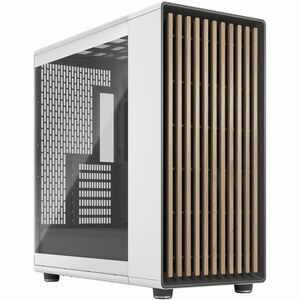 Fractal Design North XL - Chalk White - Tempered Glass, Steel, Wood, Alloy, Faux Leather - 3 � 140mm Fan(s) Installed - EATX, ATX, Micro ATX, Mini ITX Motherboard Supported - 6 x Fan(s) Supported - 2 x Internal 2.5" Bay - 2 x Internal 2.5"/3.5" Bay(s) - 7x Slot(s) - 3 x USB(s) - 2 x USB 3.0, 1 x USB 3.1 (Gen 2) Type C - 1 x Audio In - 1 x Audio Out - Fan Cooler