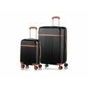 CHAMPS Vintage Collection - 2-piece Hardside Luggage set - Black