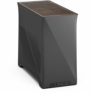 Fractal Design Era 2 Gaming Computer Case - Small - Charcoal Gray - Aluminium, Anodized Aluminum - 2 x 120mm Fan(s) Installed - ITX Motherboard Supported - 2 x Fan(s) Supported - 0 x Internal 5.25" Bay - 4 x Internal 2.5" Bay - 0 x Internal 2.5"/3.5" Bay(s) - 3x Slot(s) - 3 x USB(s) - 1 x USB 3.2 Gen 2x2 Type C, 2 x USB 3.0 - 1 x Audio In - 1 x Audio Out - Fan Cooler