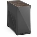 Fractal Design Era 2 Gaming Computer Case - Small - Charcoal Gray - Aluminium, Anodized Aluminum - 2 x 120mm Fan(s) Installed - ITX Motherboard Supported - 2 x Fan(s) Supported - 0 x Internal 5.25" Bay - 4 x Internal 2.5" Bay - 0 x Internal 2.5"/3.5" Bay(s) - 3x Slot(s) - 3 x USB(s) - 1 x USB 3.2 Gen 2x2 Type C, 2 x USB 3.0 - 1 x Audio In - 1 x Audio Out - Fan Cooler