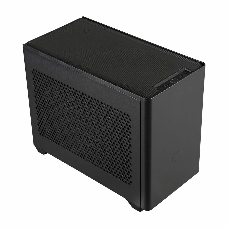 Cooler Master NR200 Mini-ITX PC Case, SFX PSU Support Only, No ATX PSU Support, Horizontal GPU Mount, 330mm GPU Clearance, 280mm Radiator Support, Up to 6X 120mm Fans, Compact ITX Chassis, Black